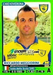 Figurina Riccardo Meggiorini - Calciatori 2014-2015 - Panini