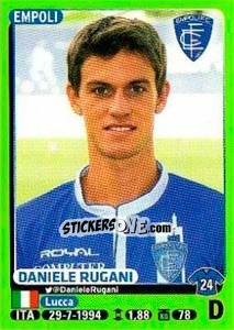 Sticker Daniele Rugani - Calciatori 2014-2015 - Panini