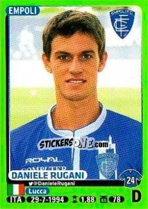 Figurina Daniele Rugani - Calciatori 2014-2015 - Panini