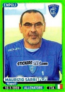 Sticker Maurizio Sarri - Calciatori 2014-2015 n. 113 - Panini