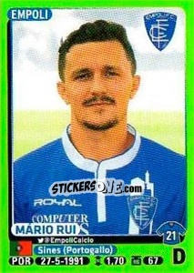 Sticker Mário Rui - Calciatori 2014-2015 - Panini