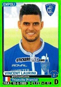 Cromo Vincent Laurini - Calciatori 2014-2015 - Panini