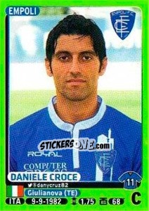 Sticker Daniele Croce - Calciatori 2014-2015 - Panini