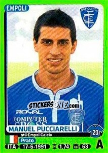 Sticker Manuel Pucciarelli - Calciatori 2014-2015 - Panini