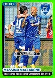 Sticker Massimo Maccarone (figurina quiz) - Calciatori 2014-2015 - Panini