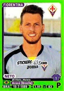 Sticker Neto - Calciatori 2014-2015 n. 135 - Panini