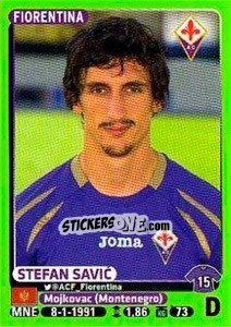 Figurina Stefan Savic - Calciatori 2014-2015 - Panini