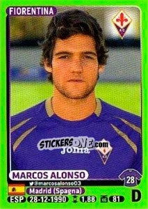 Sticker Marcos Alonso - Calciatori 2014-2015 n. 143 - Panini