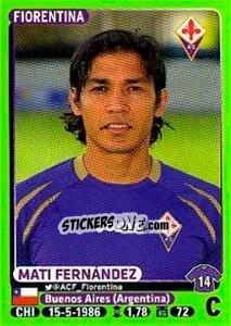 Cromo Mati Fernández - Calciatori 2014-2015 - Panini