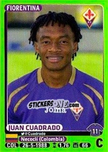 Sticker Juan Cuadrado - Calciatori 2014-2015 n. 151 - Panini