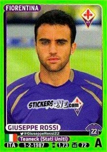 Sticker Giuseppe Rossi - Calciatori 2014-2015 n. 152 - Panini