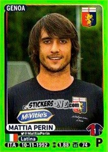 Sticker Mattia Perin - Calciatori 2014-2015 n. 161 - Panini