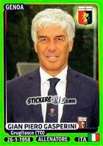 Sticker Gian Piero Gasperini - Calciatori 2014-2015 n. 165 - Panini