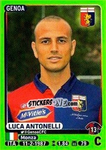 Cromo Luca Antonelli - Calciatori 2014-2015 - Panini