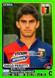 Sticker Diego Perotti - Calciatori 2014-2015 n. 178 - Panini