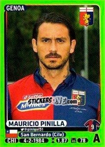 Sticker Mauricio Pinilla - Calciatori 2014-2015 - Panini