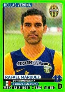 Figurina Rafael Márquez - Calciatori 2014-2015 - Panini