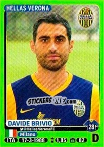 Cromo Davide Brivio - Calciatori 2014-2015 - Panini