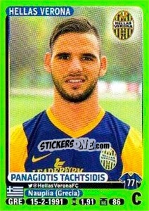 Cromo Panagiotis Tachtsidis - Calciatori 2014-2015 - Panini