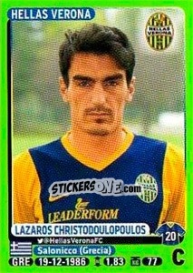 Cromo Lazaros Christodoulopoulos - Calciatori 2014-2015 - Panini