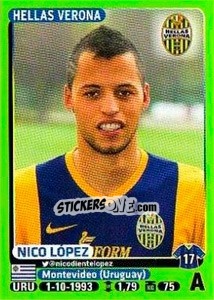 Figurina Nico López - Calciatori 2014-2015 - Panini