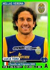 Figurina Luca Toni - Calciatori 2014-2015 - Panini