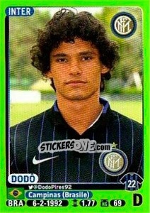Sticker Dodô - Calciatori 2014-2015 n. 221 - Panini