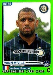 Cromo Yann M'Vila - Calciatori 2014-2015 - Panini