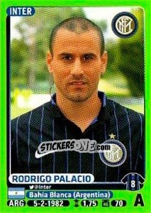 Sticker Rodrigo Palacio - Calciatori 2014-2015 n. 230 - Panini