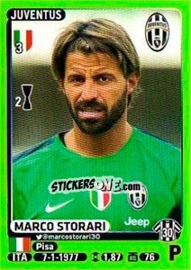 Sticker Marco Storari - Calciatori 2014-2015 - Panini