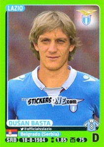 Sticker Dušan Basta - Calciatori 2014-2015 - Panini