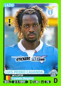 Sticker Luis Pedro Cavanda - Calciatori 2014-2015 - Panini