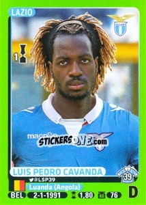 Cromo Luis Pedro Cavanda - Calciatori 2014-2015 - Panini