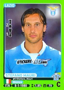 Sticker Stefano Mauri - Calciatori 2014-2015 n. 274 - Panini