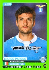 Sticker Marco Parolo - Calciatori 2014-2015 n. 278 - Panini