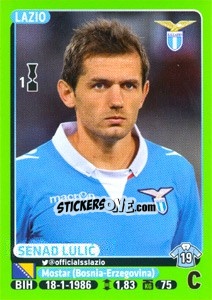 Figurina Senad Lulic - Calciatori 2014-2015 - Panini