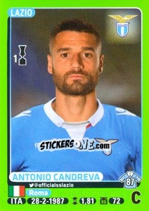 Sticker Antonio Candreva - Calciatori 2014-2015 n. 281 - Panini