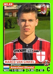 Sticker Marco Van Ginkel - Calciatori 2014-2015 - Panini