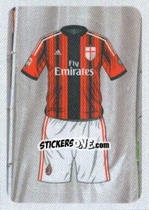 Sticker 1a Divisa Milan - Calciatori 2014-2015 n. 311 - Panini