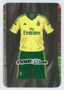 Sticker 3a Divisa Milan - Calciatori 2014-2015 - Panini