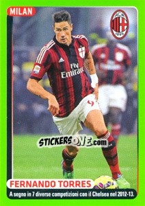 Sticker Fernando Torres (figurina quiz) - Calciatori 2014-2015 n. 314 - Panini