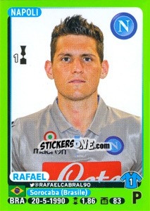 Sticker Rafael - Calciatori 2014-2015 n. 316 - Panini