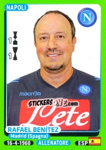 Sticker Rafael Benítez - Calciatori 2014-2015 - Panini