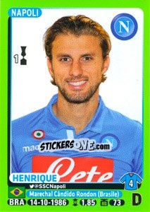 Sticker Henrique - Calciatori 2014-2015 - Panini