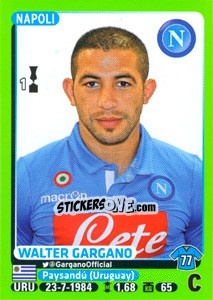 Figurina Walter Gargano - Calciatori 2014-2015 - Panini