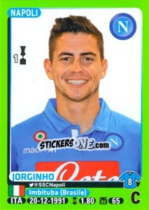 Sticker Jorginho - Calciatori 2014-2015 - Panini