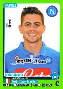 Sticker Jorginho - Calciatori 2014-2015 n. 329 - Panini