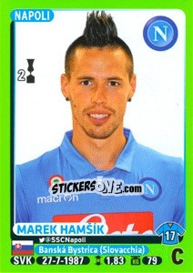 Cromo Marek Hamšík - Calciatori 2014-2015 n. 331 - Panini