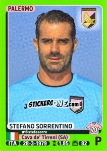 Figurina Stefano Sorrentino - Calciatori 2014-2015 - Panini