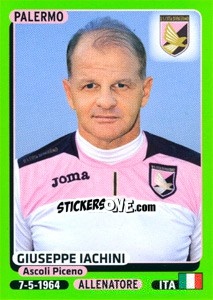 Figurina Giuseppe Iachini - Calciatori 2014-2015 - Panini